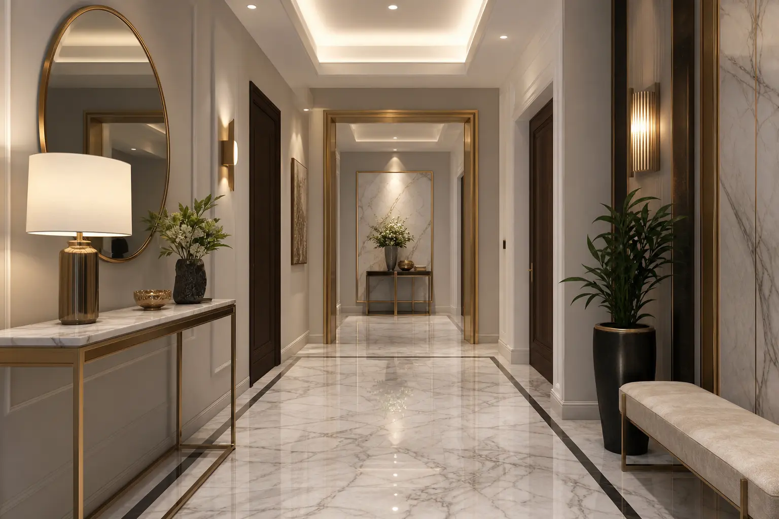 Modern Luxury Hallway Interior Ideas