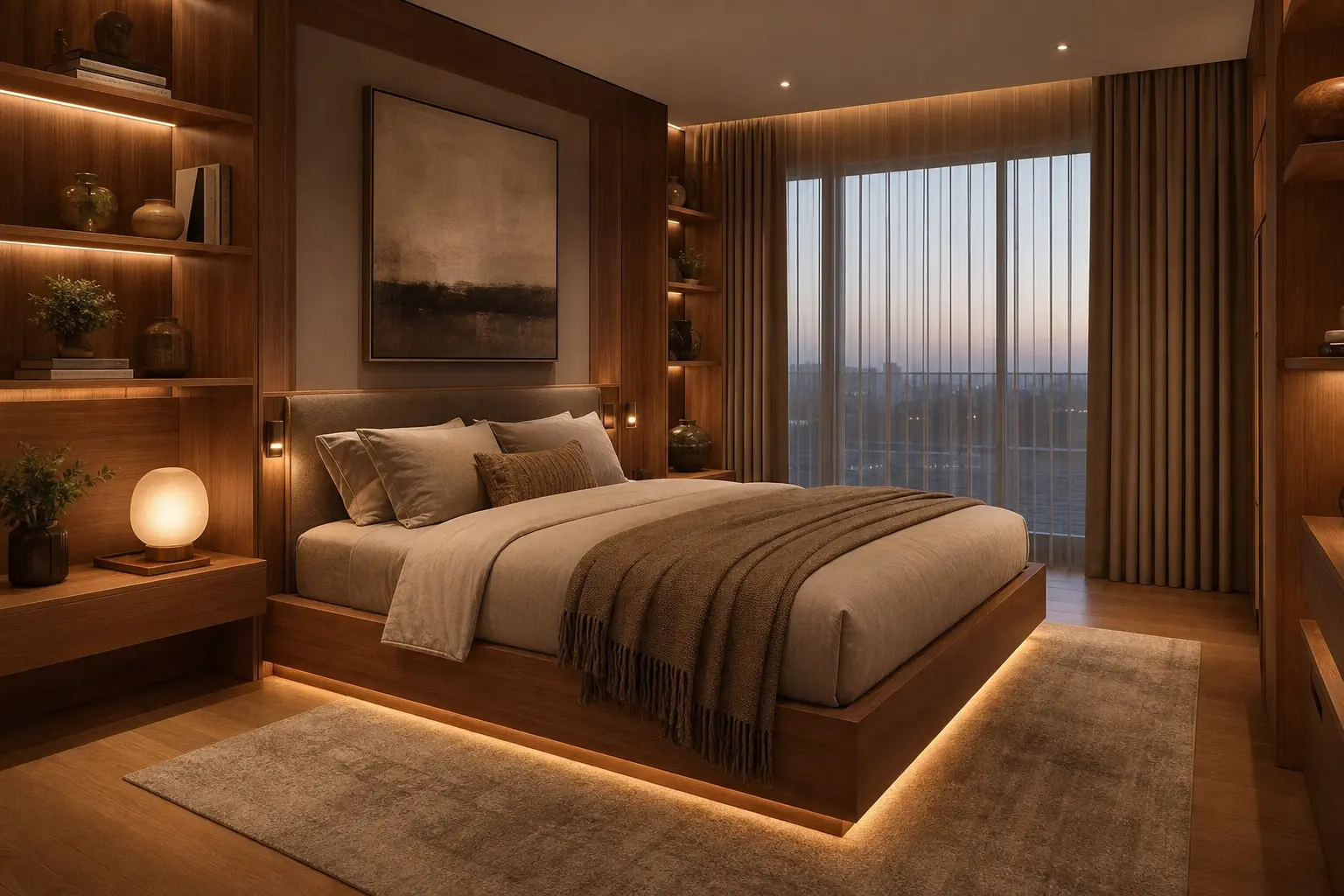 Modern Wooden Bedroom Design Ideas
