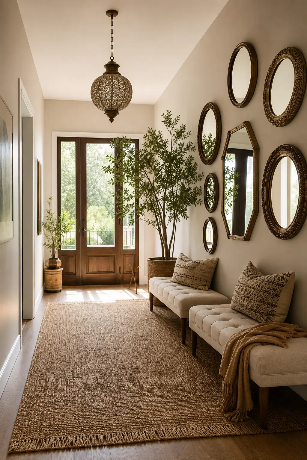 Aesthetic Boho Entryway Decor Ideas