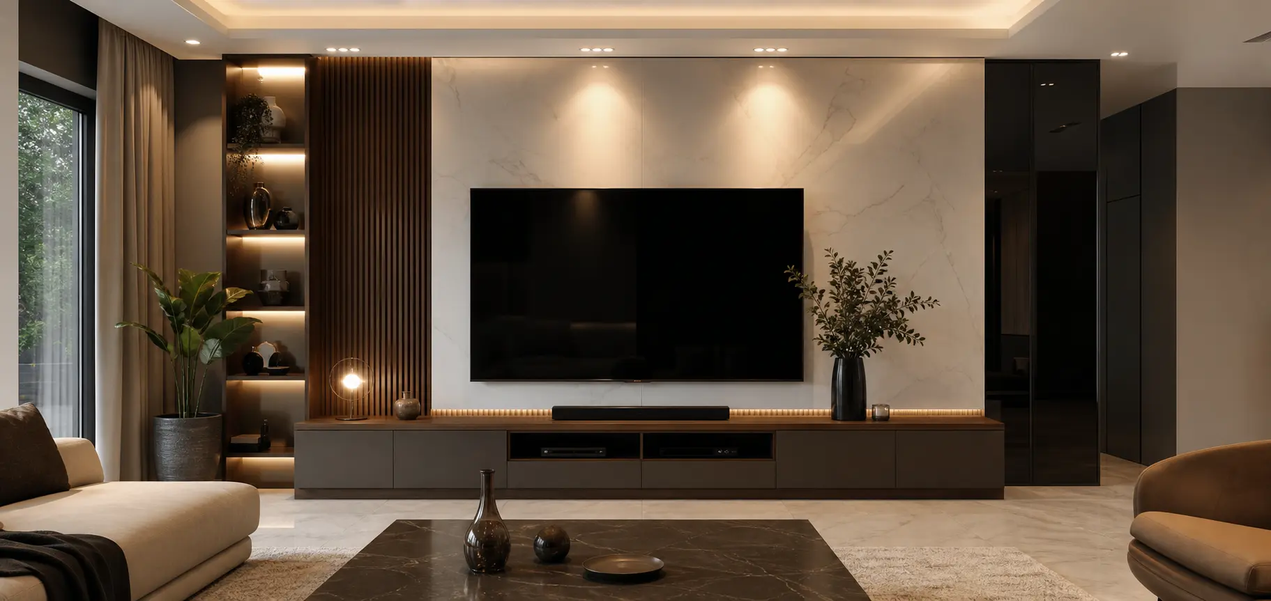 Modern TV Wall Design
