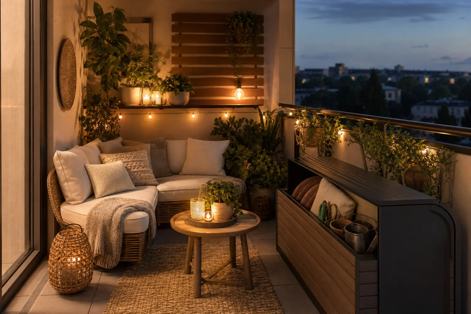 Cozy Modern Balcony Decor Ideas