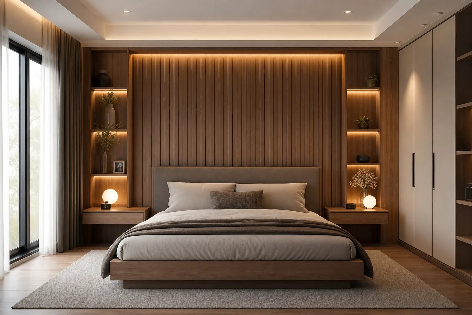 Modern Wooden Bedroom Design Ideas