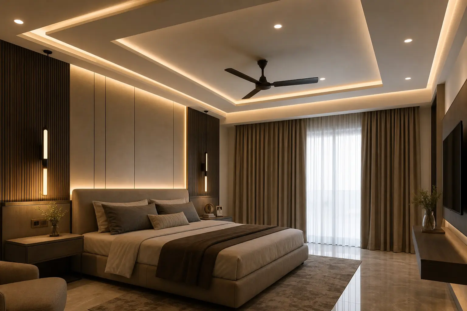 Modern Bedroom False Ceiling Design Ideas