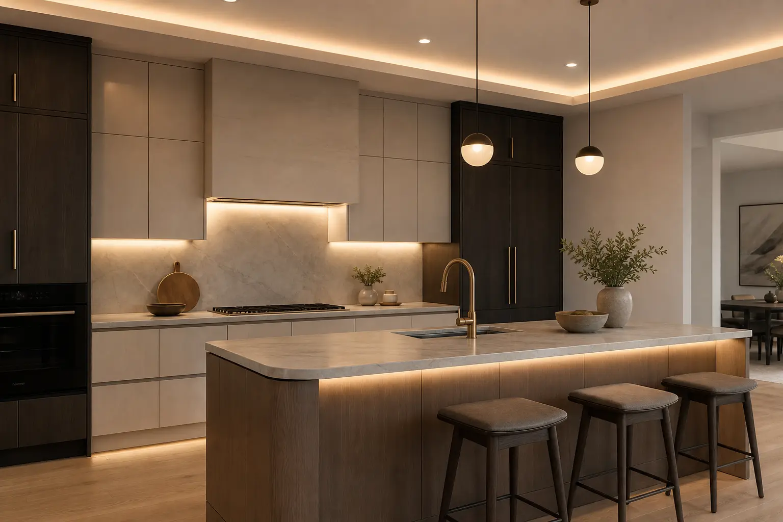 Modern Two Tone Kitchen Cabinet Ideas