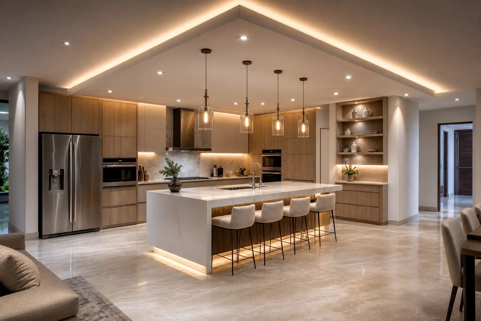 Modern Kitchen False Ceiling Design Ideas