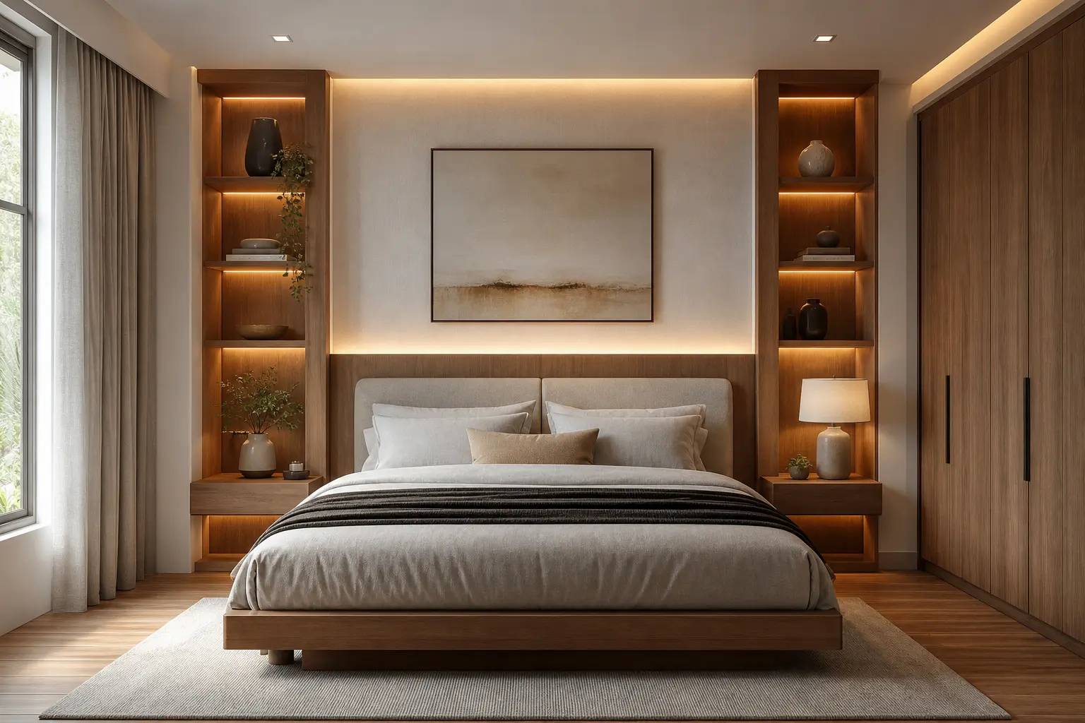 Modern Wooden Bedroom Design Ideas