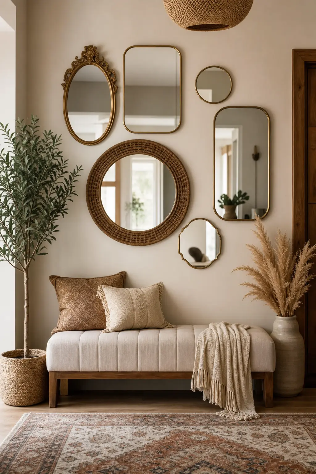 Aesthetic Boho Entryway Decor Ideas