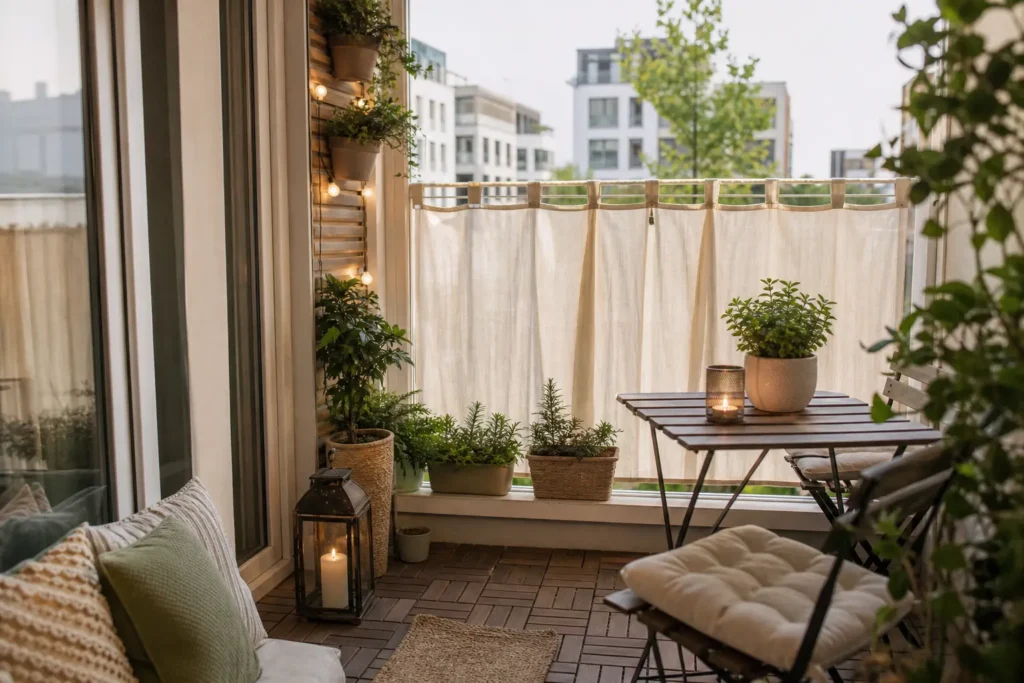 Modern Apartment Balcony Decorating