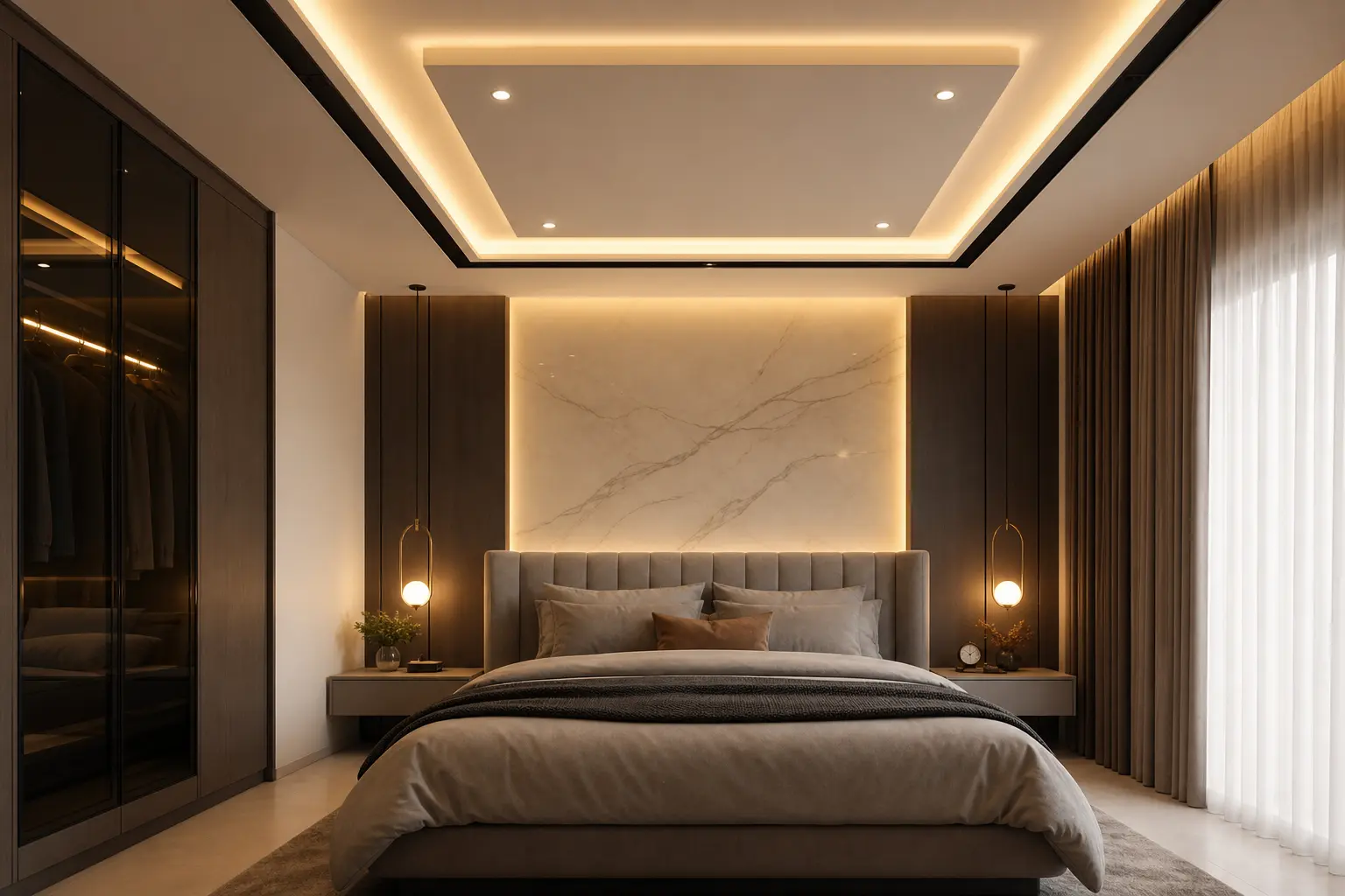 Modern Bedroom False Ceiling Design Ideas