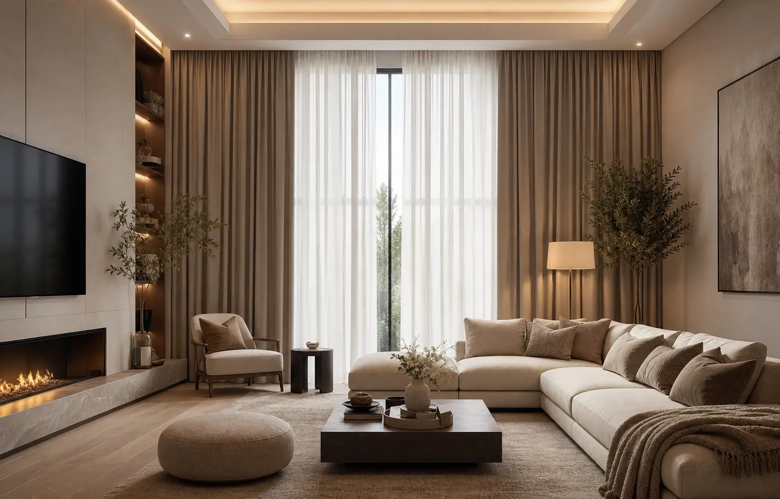 Modern Cozy Living Room Design Ideas