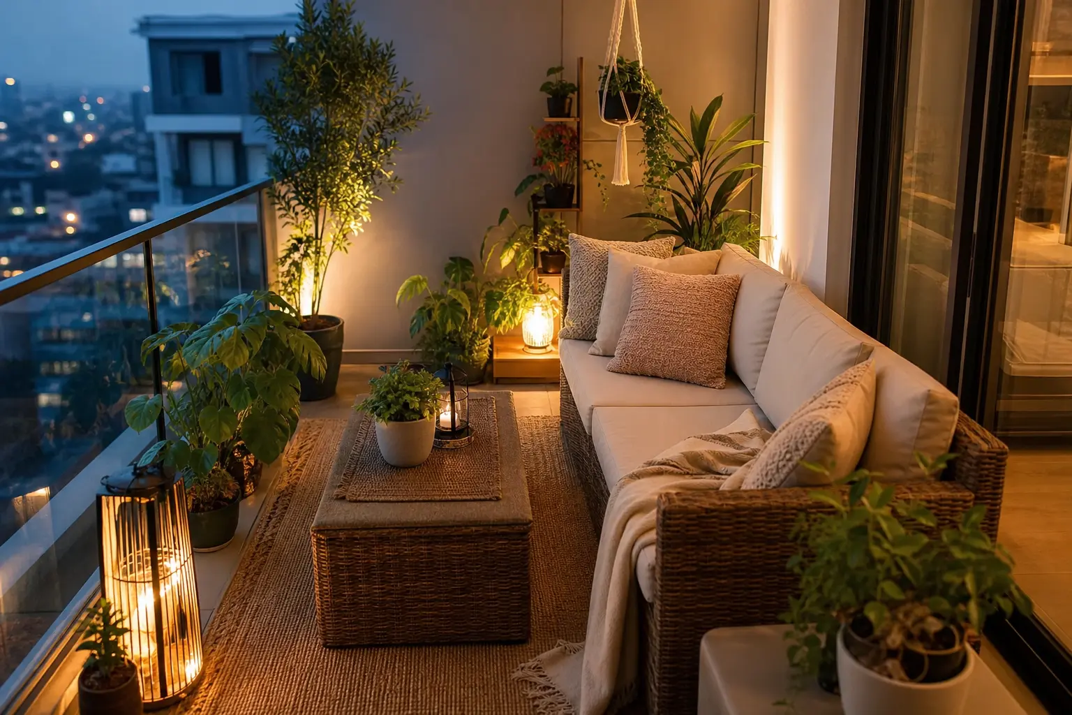 Cozy Modern Balcony Decor Ideas