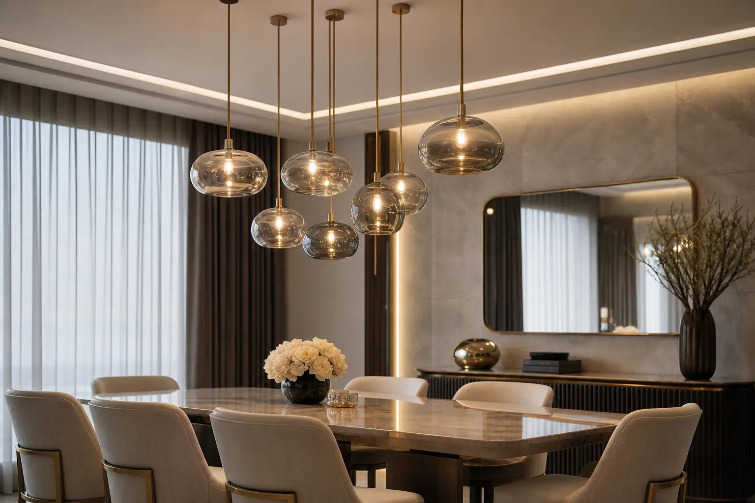 Modern Dining Room Pendant Lighting Ideas