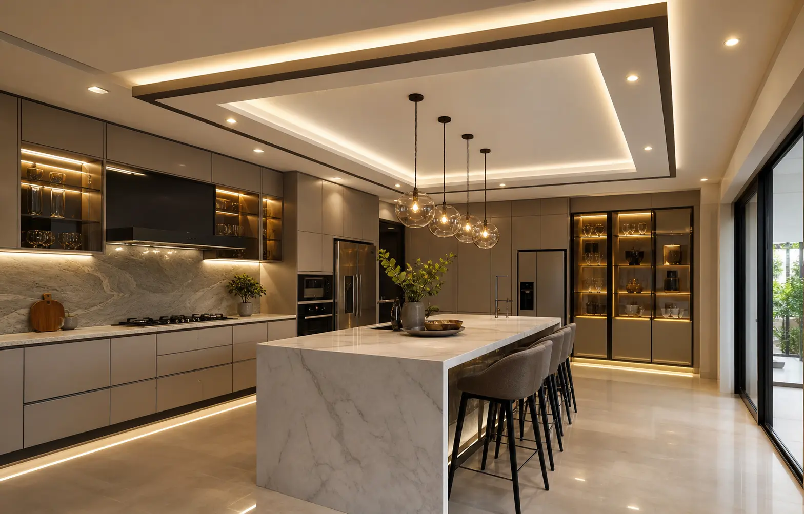 Modern Kitchen False Ceiling Design Ideas