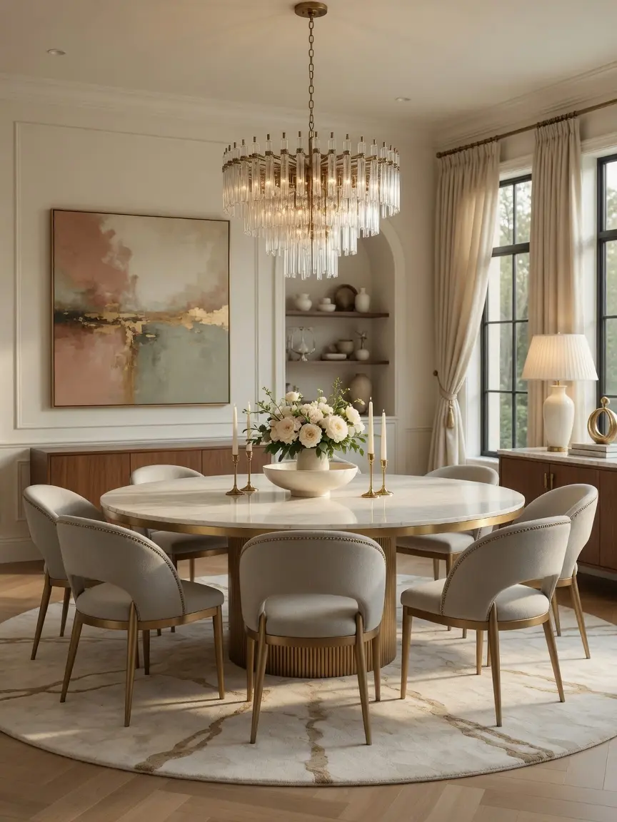 Round Dining Table