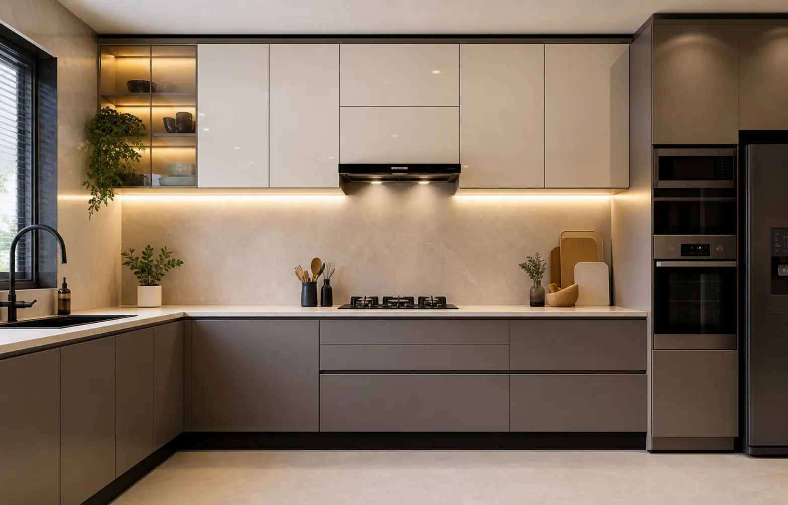 Modern Two Tone Kitchen Cabinet Ideas