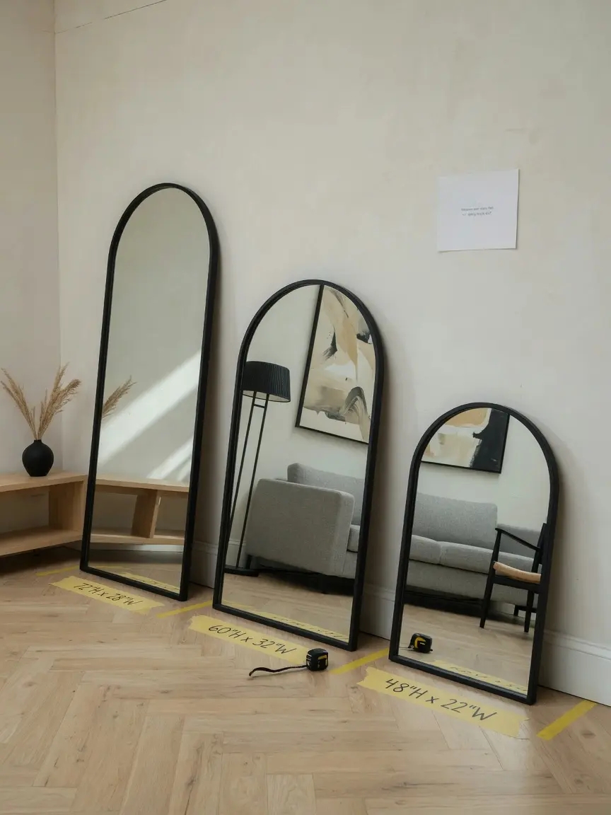 Modern Arched Floor Mirror Ideas