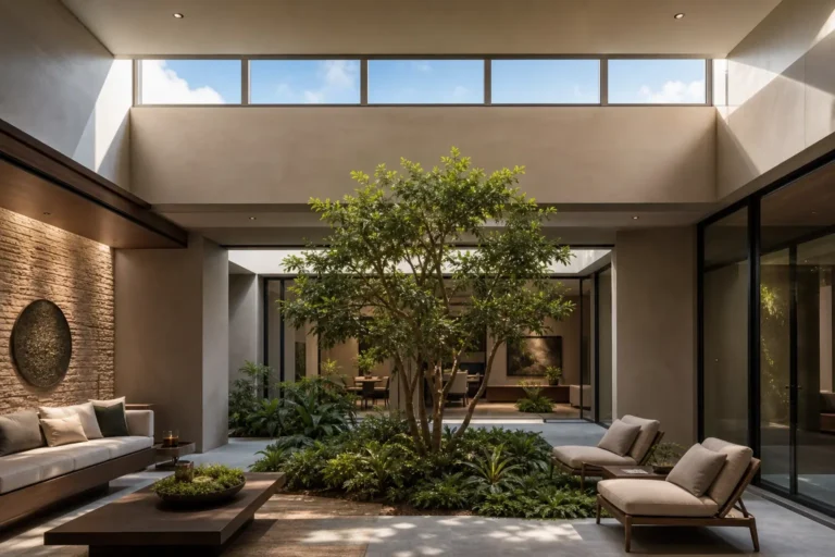 Modern Indoor Courtyard Design Ideas