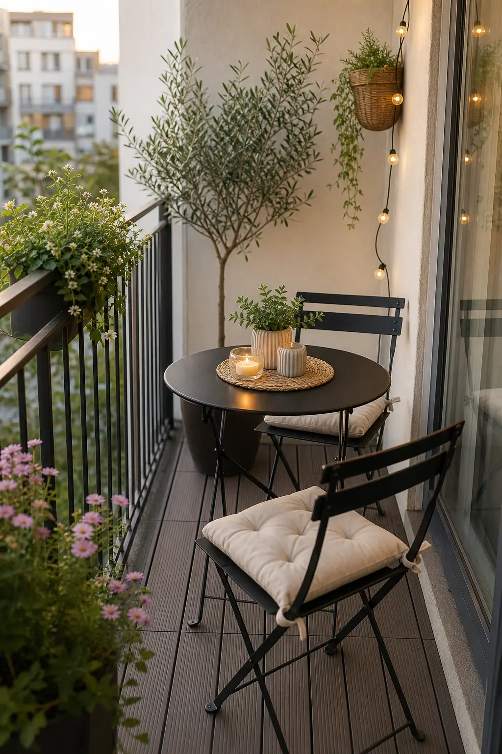Modern Apartment Balcony Decorating