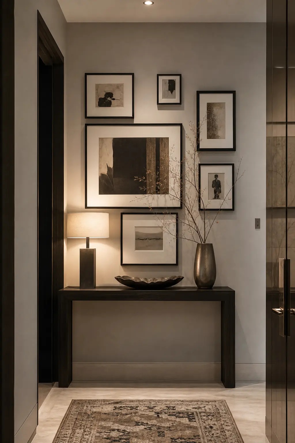 Modern Entryway Console Table Decor Ideas