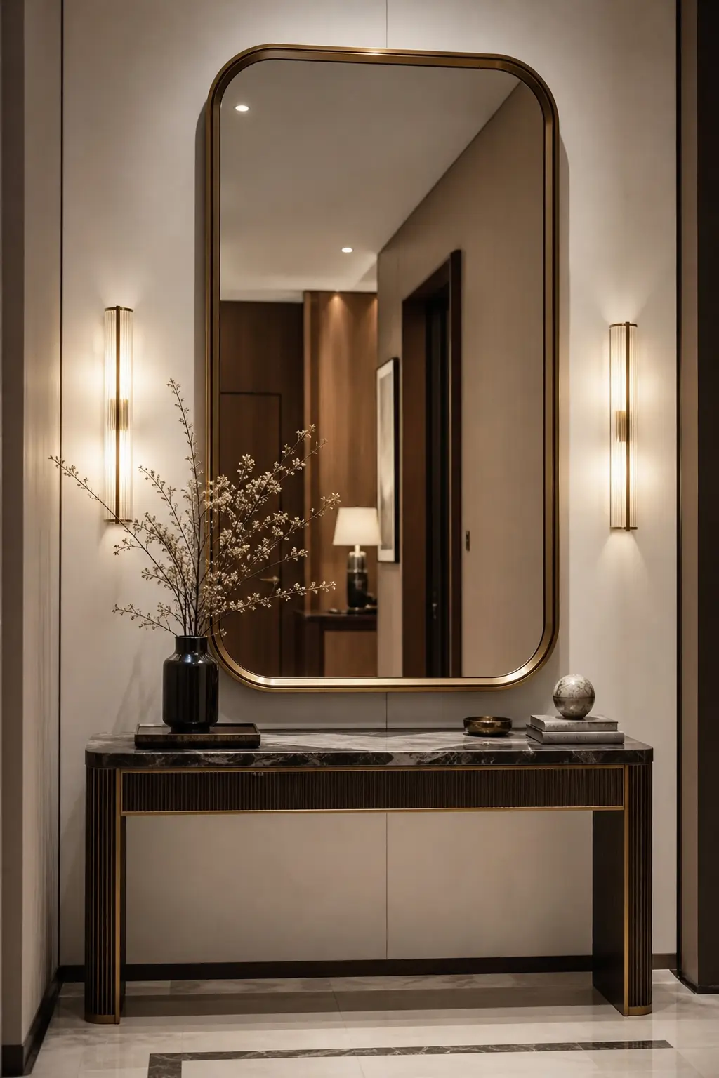 Modern Entryway Console Table Decor Ideas