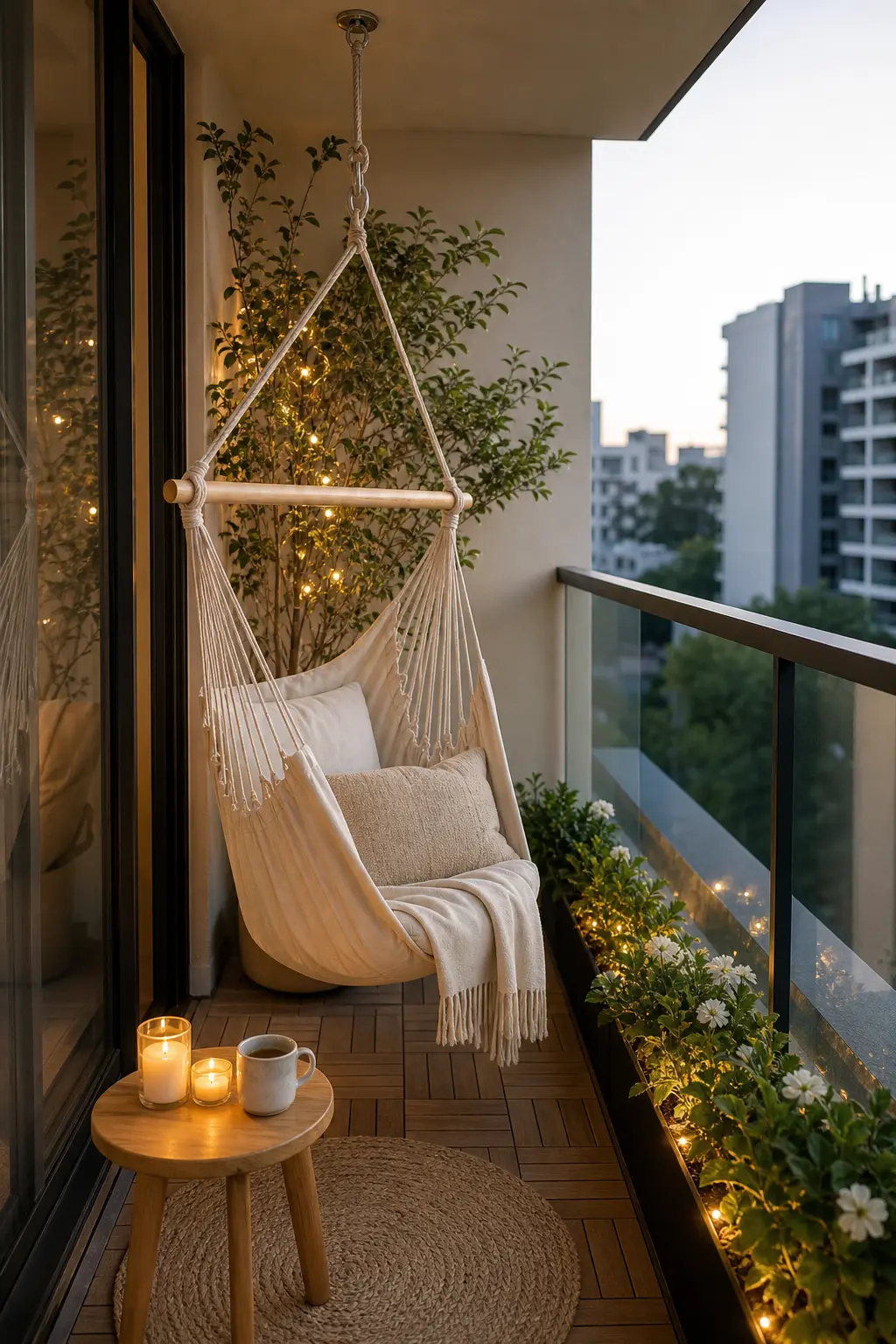 Modern Apartment Balcony Decorating