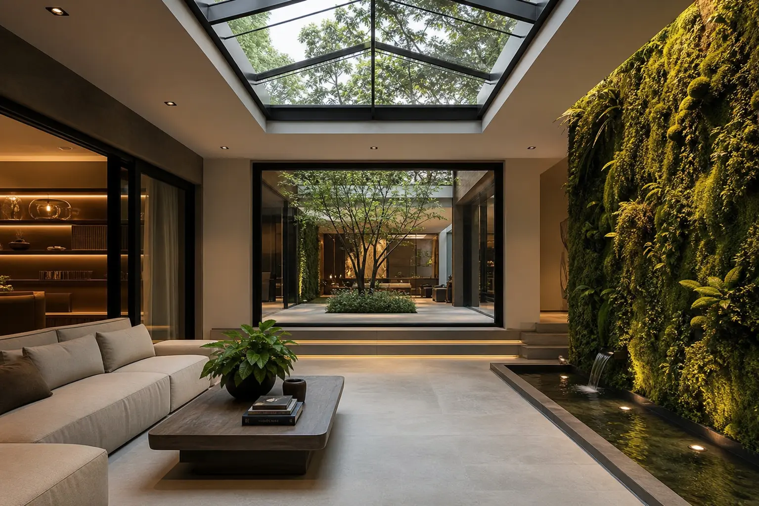 Modern Indoor Courtyard Design Ideas