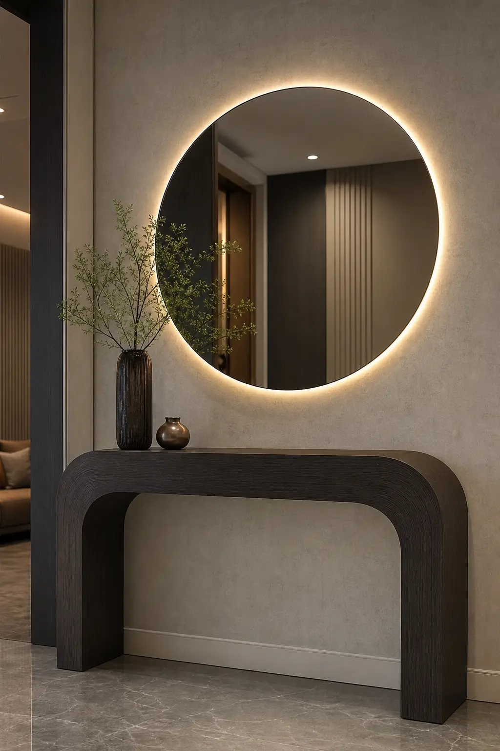 Modern Hallway Entryway Console Table Ideas