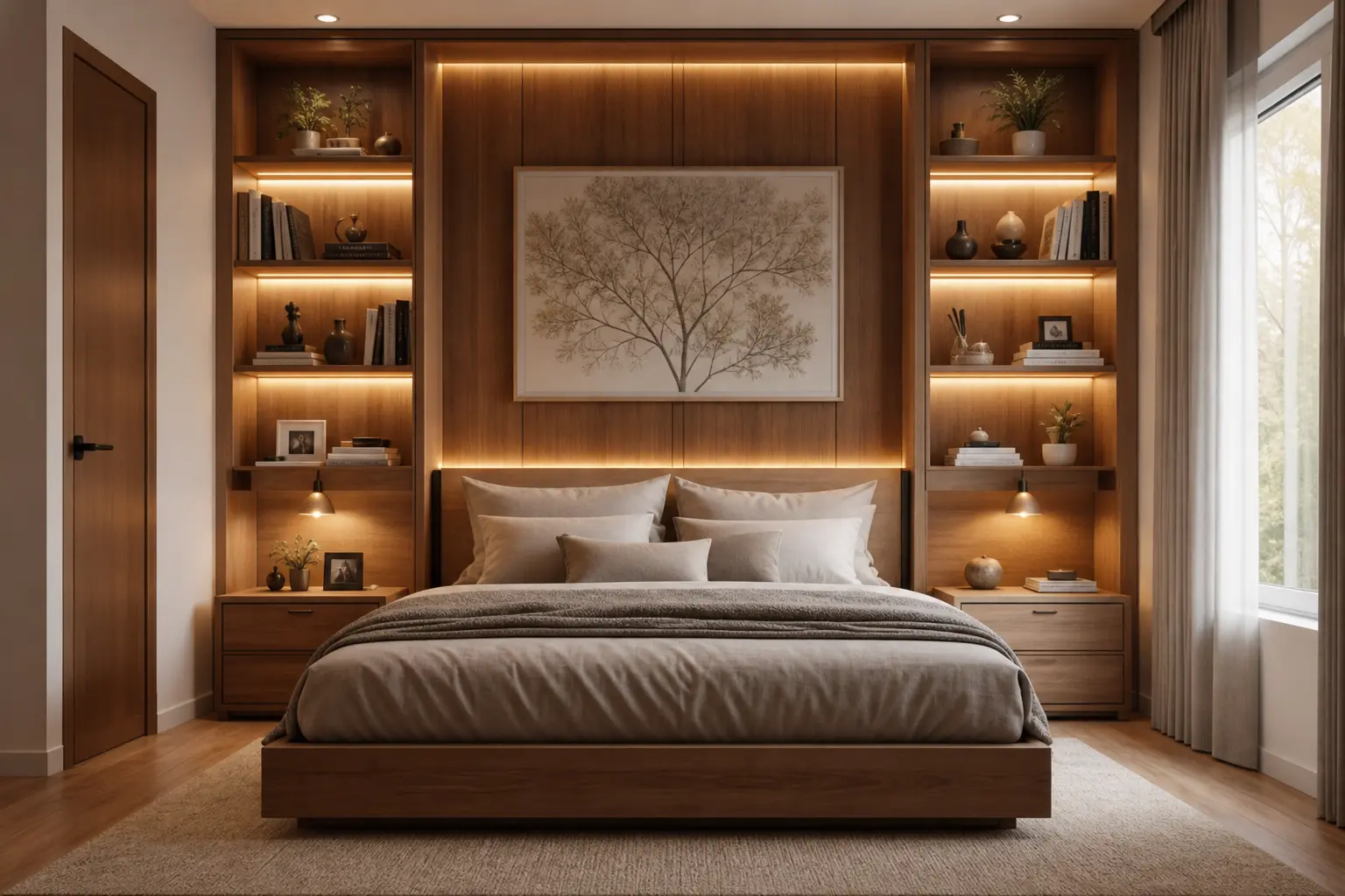 Modern Wooden Bedroom Design Ideas