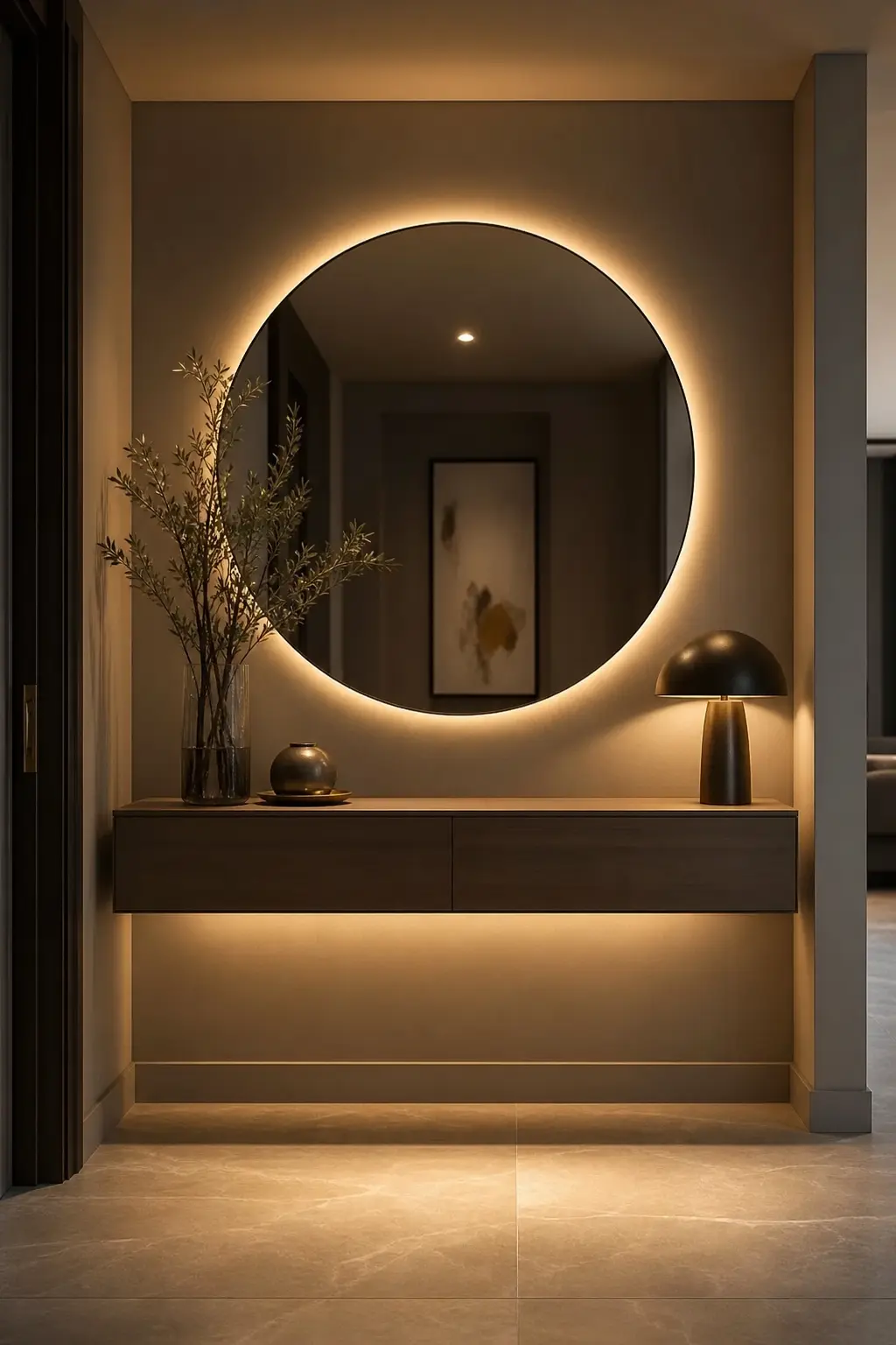Modern Hallway Entryway Console Table Ideas