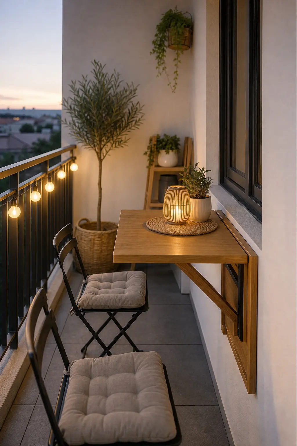 Modern Apartment Balcony Decorating