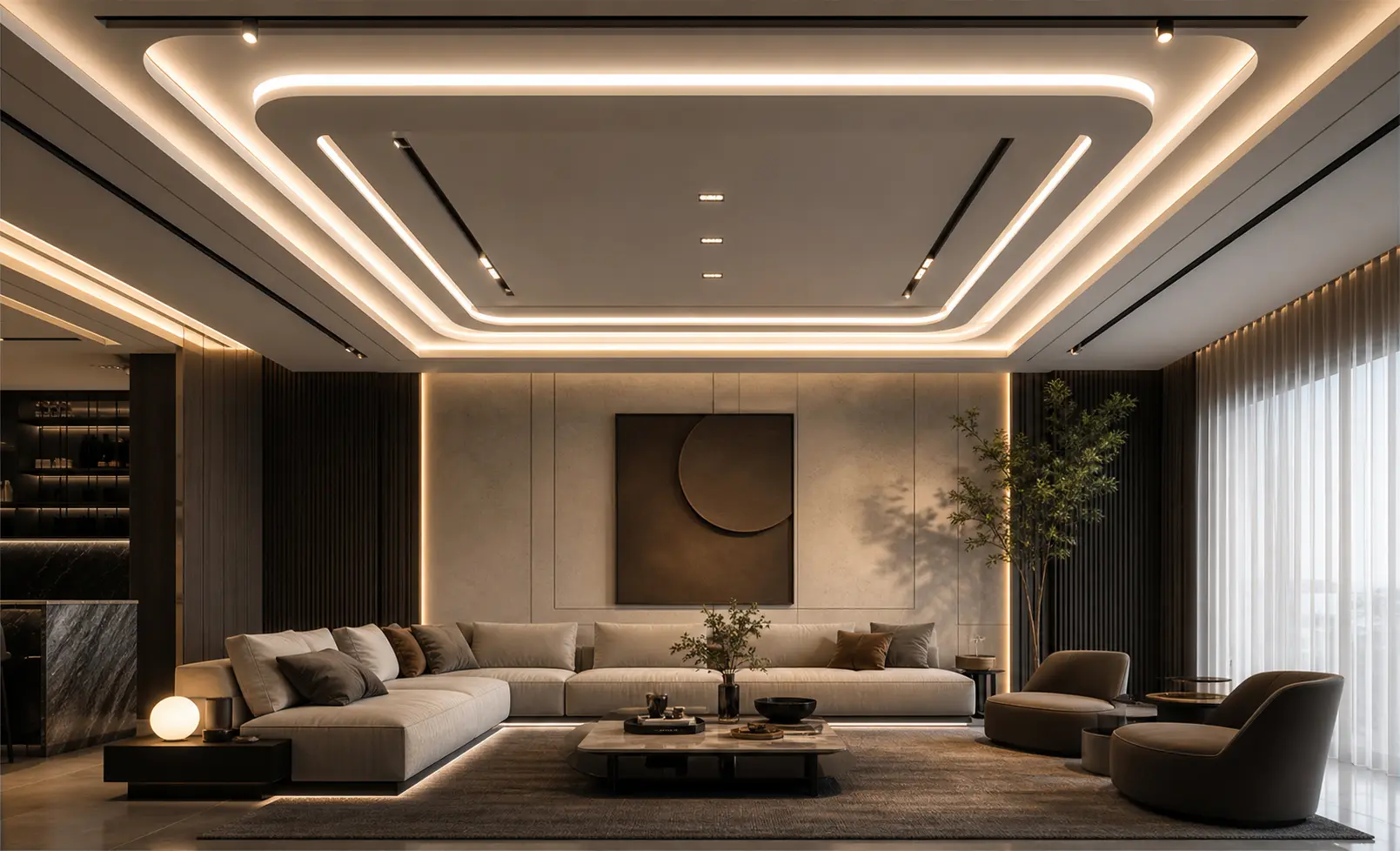 Modern LED False Ceiling Design Ideas for a Luxury