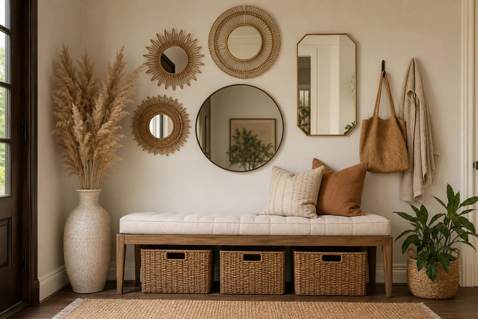 Aesthetic Boho Entryway Decor Ideas