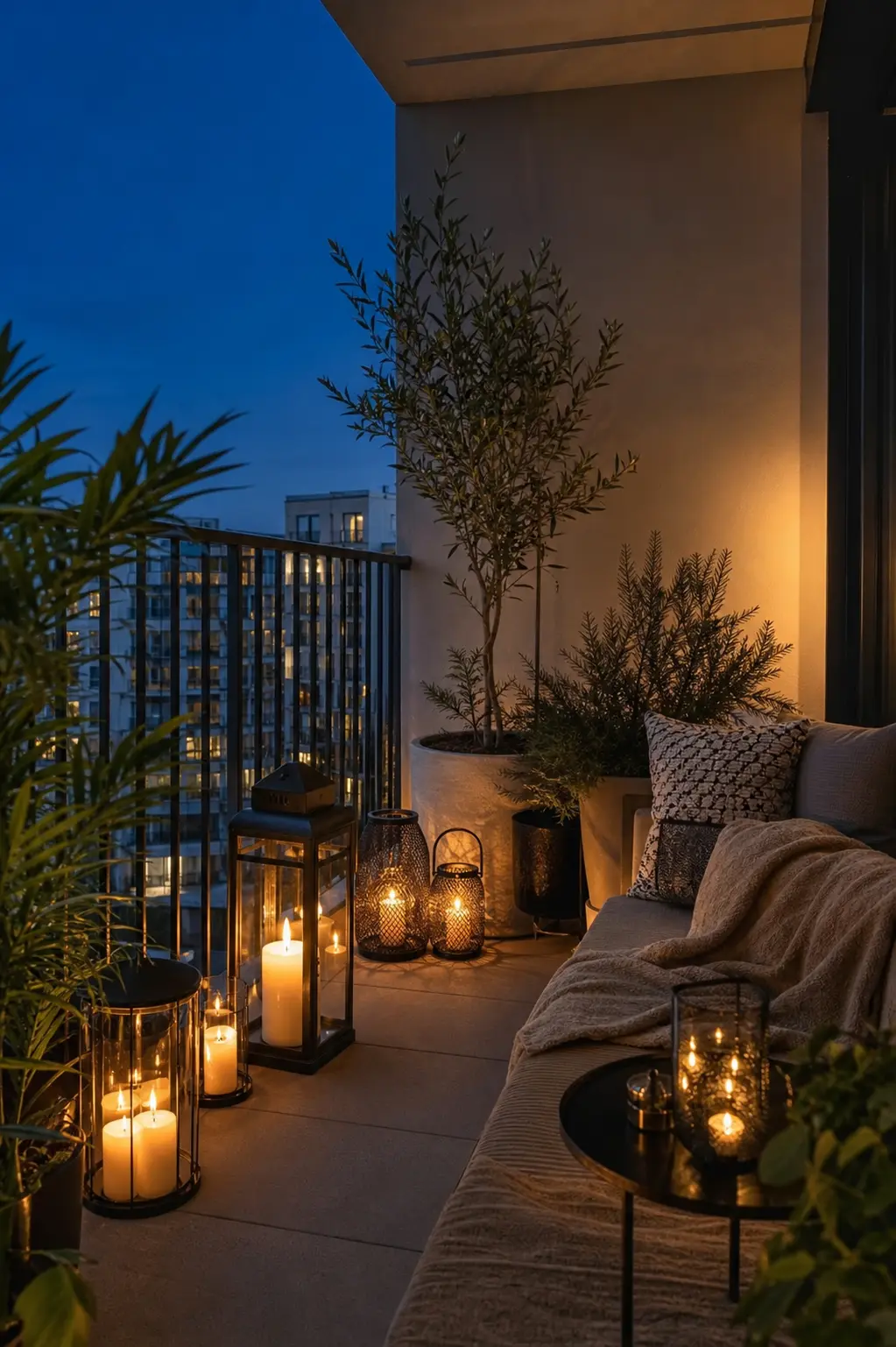 Modern Apartment Balcony Decorating