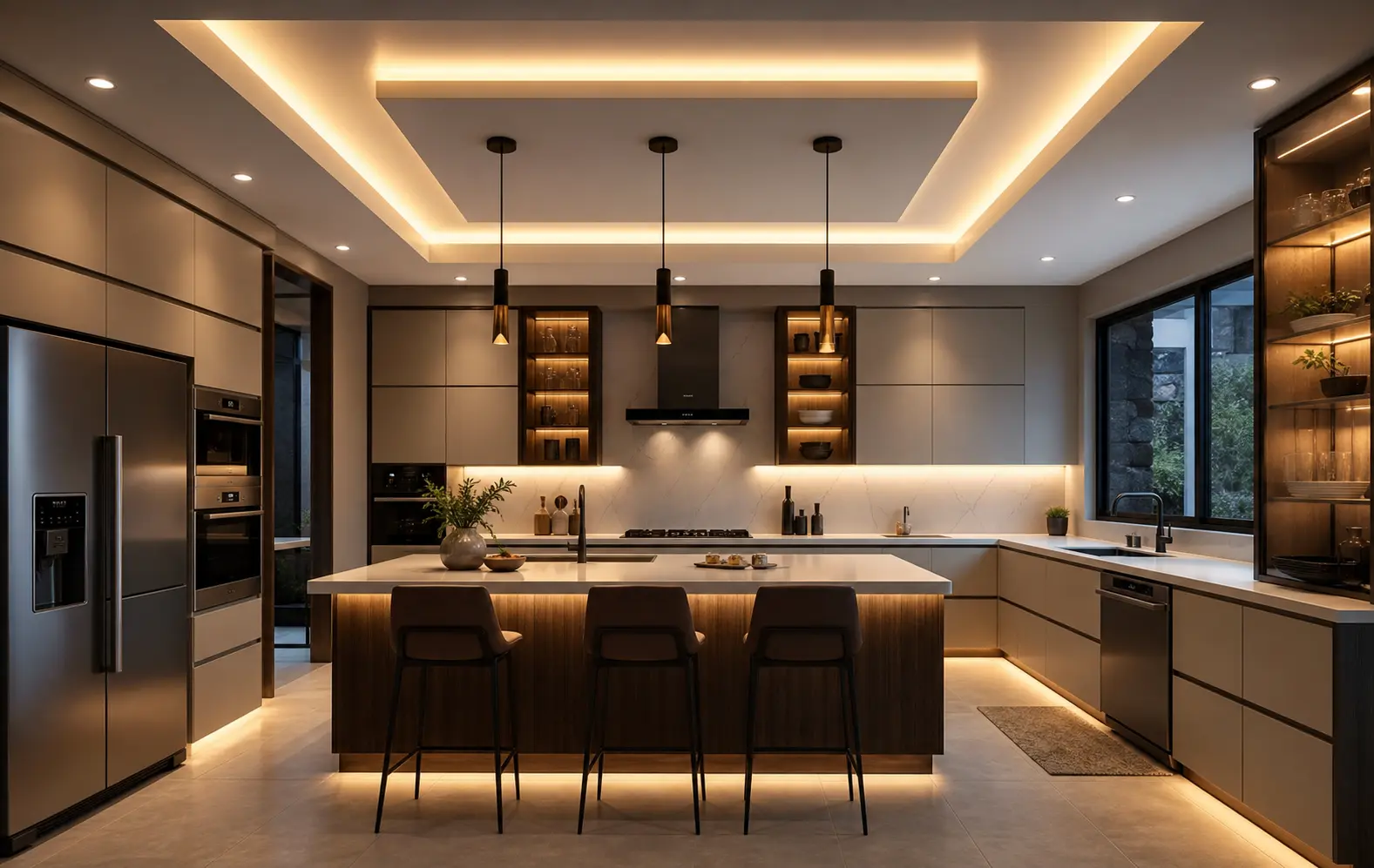 Modern Kitchen False Ceiling Design Ideas
