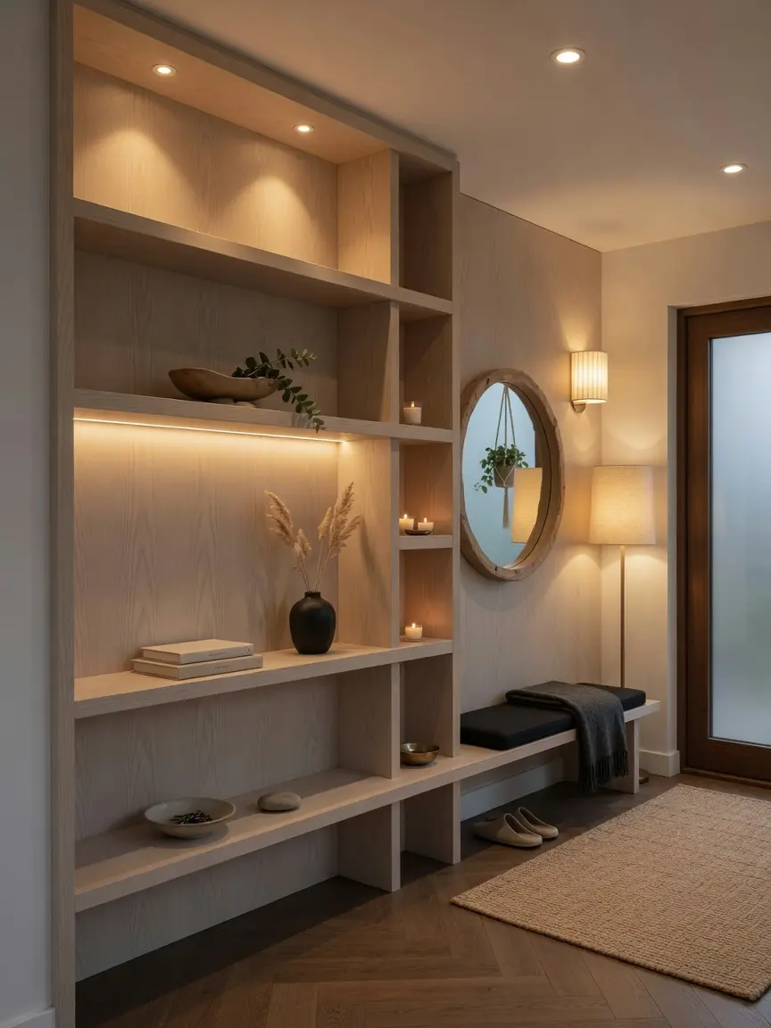 Modern Wooden Entryway Design Ideas