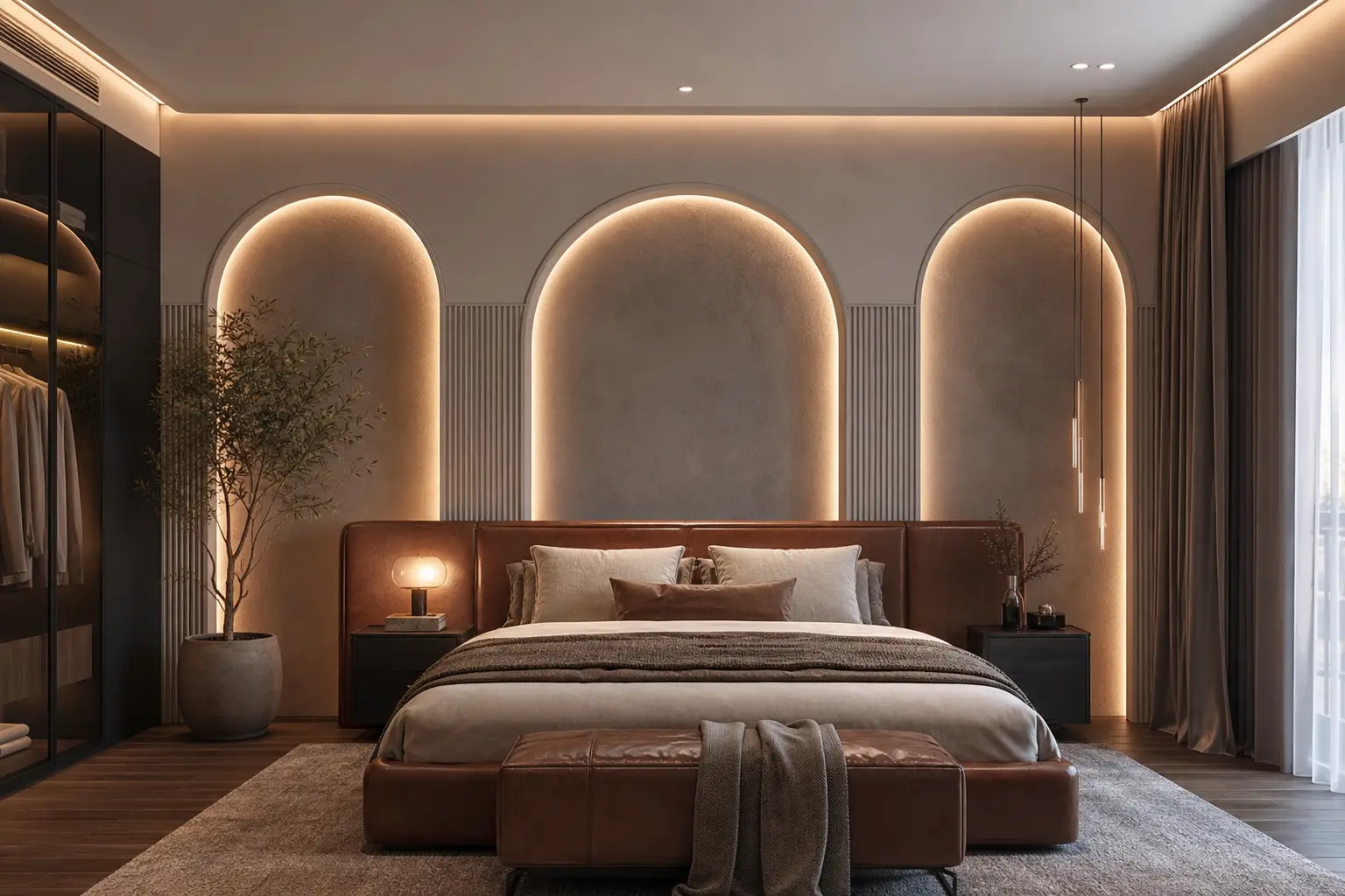 Aesthetic Bedroom Accent Wall Ideas