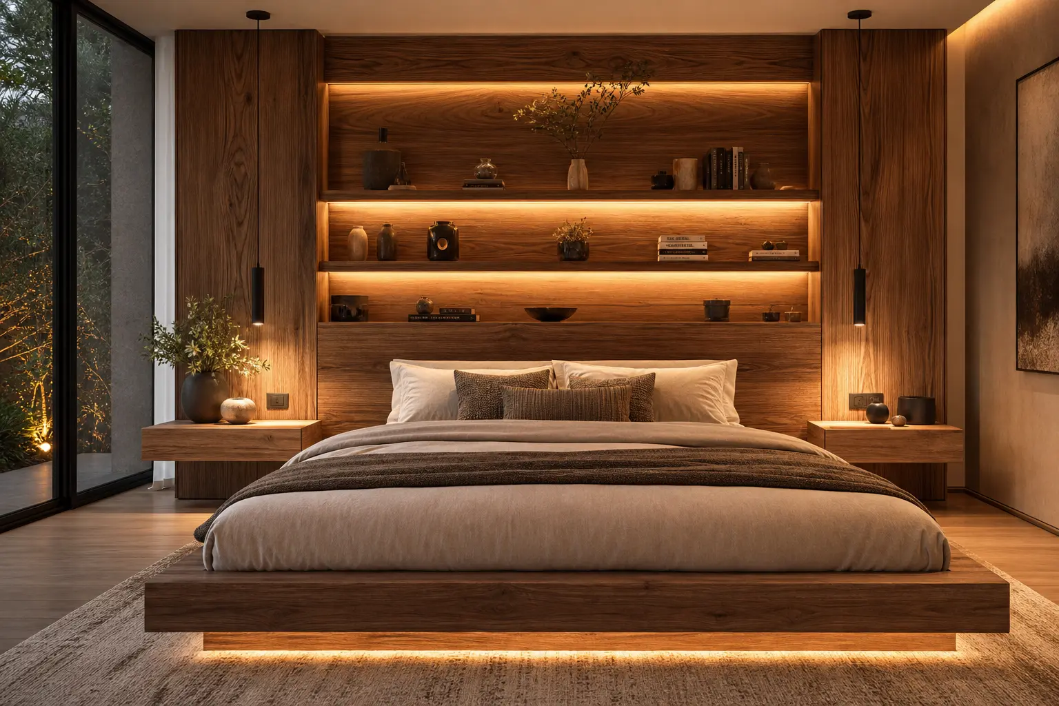 Modern Wooden Bedroom Design Ideas
