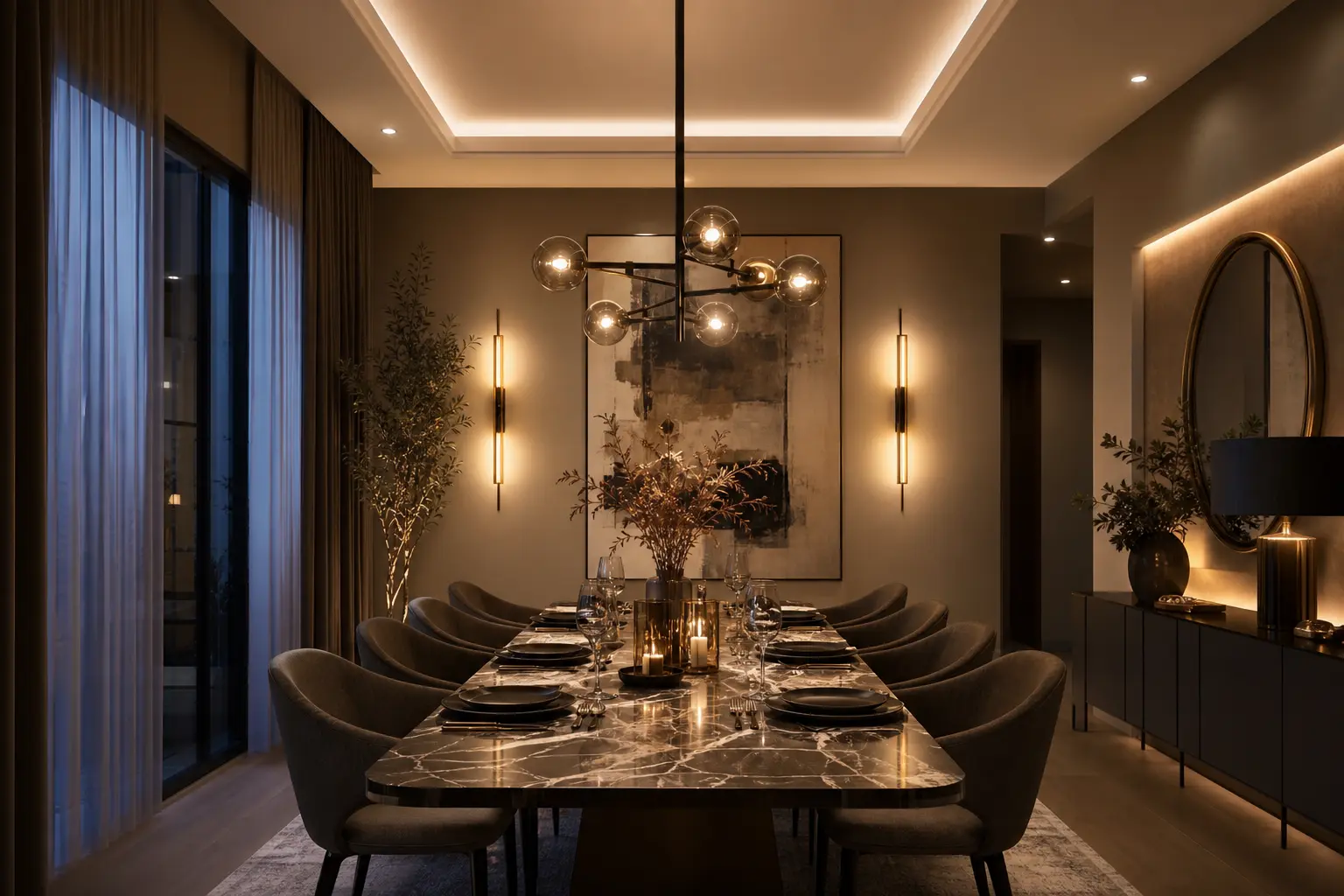 Modern Dining Room Lighting Ideas
