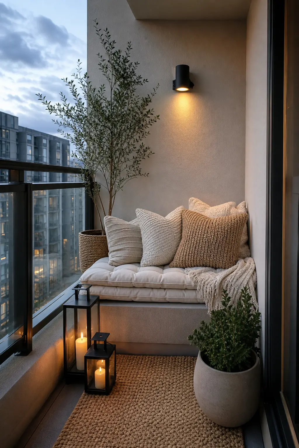 Modern Apartment Balcony Decorating
