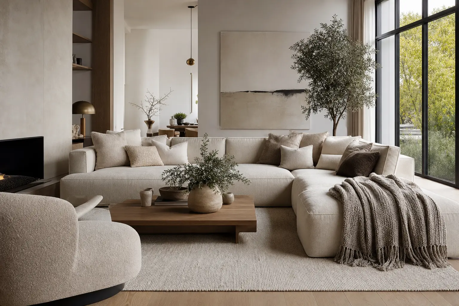 Modern Luxury Living Room Ideas with Scandinavian