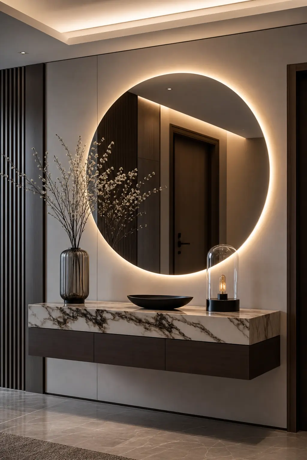 Modern Hallway Entryway Console Table Ideas