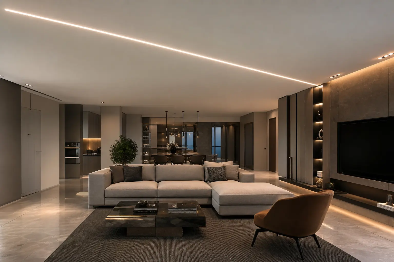 Modern LED False Ceiling Design Ideas for a Luxury