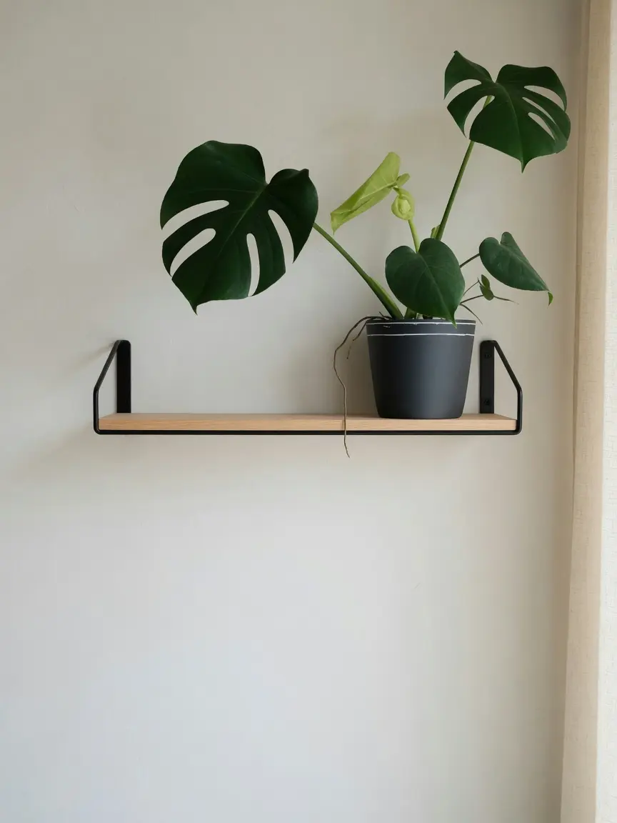Modern Wall Mounted Plant Shelf Ideas