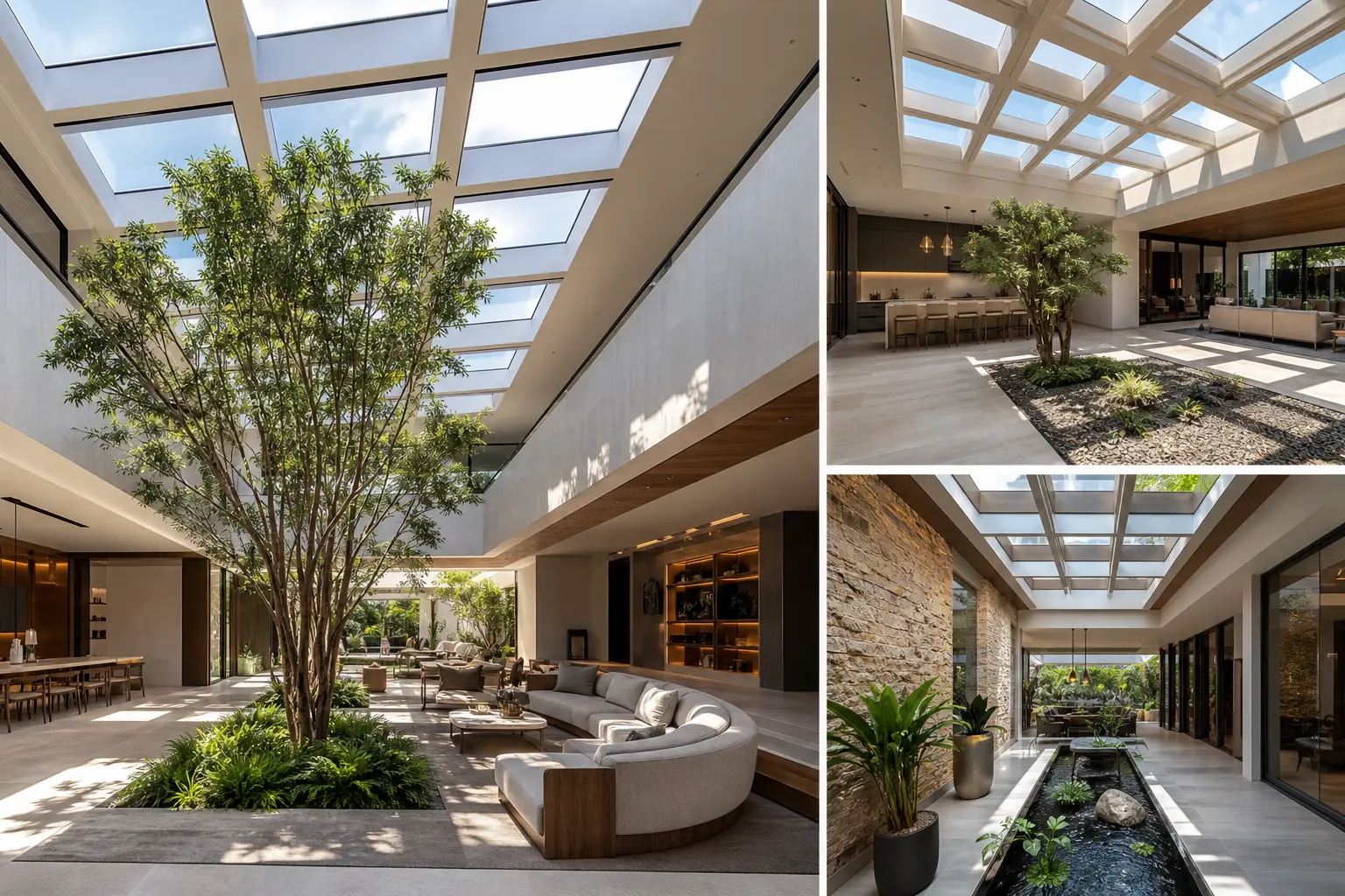 Modern Indoor Courtyard Design Ideas