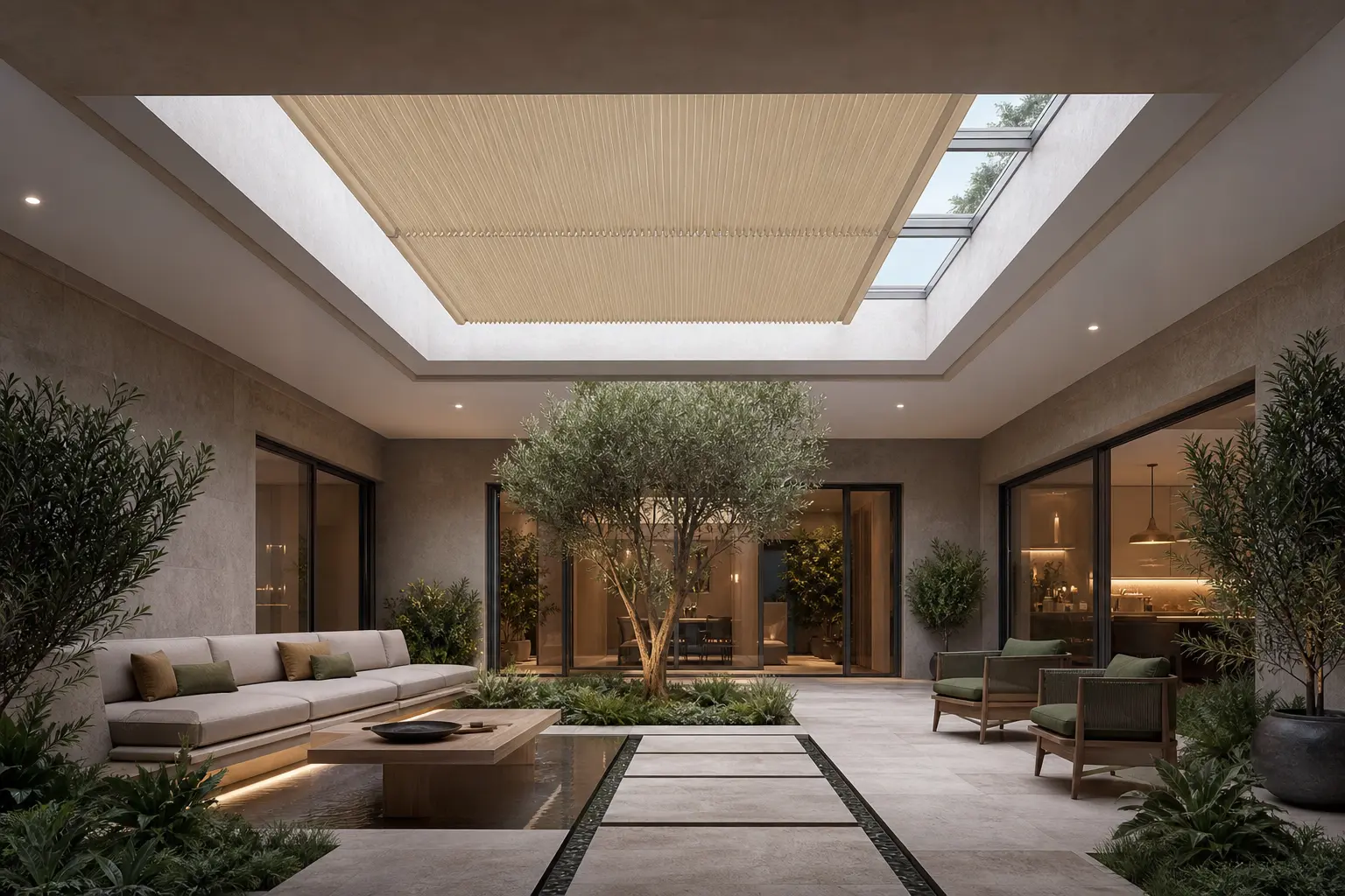 Modern Indoor Courtyard Design Ideas