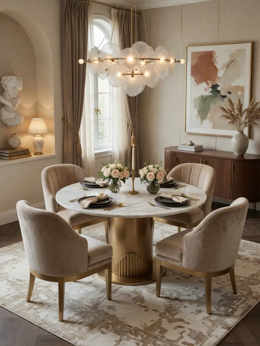 Round Dining Table