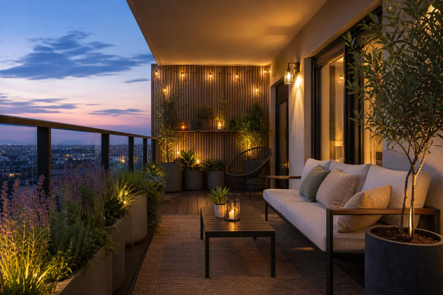 Cozy Modern Balcony Decor Ideas