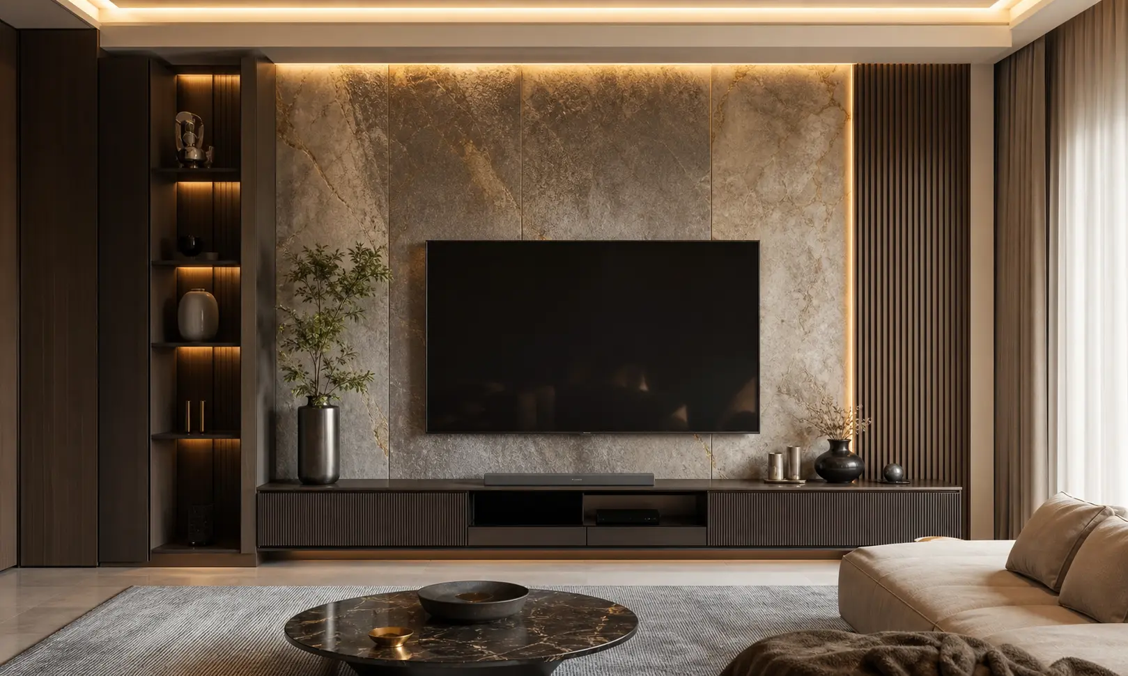 Modern TV Wall Design