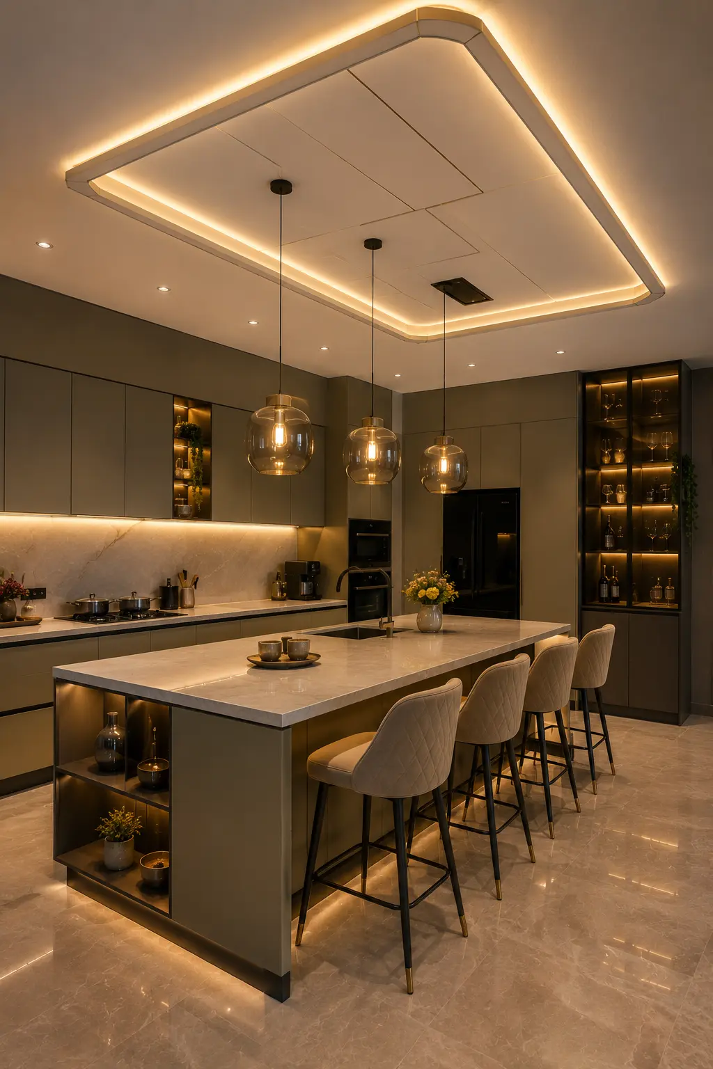 Modern Kitchen False Ceiling Design Ideas