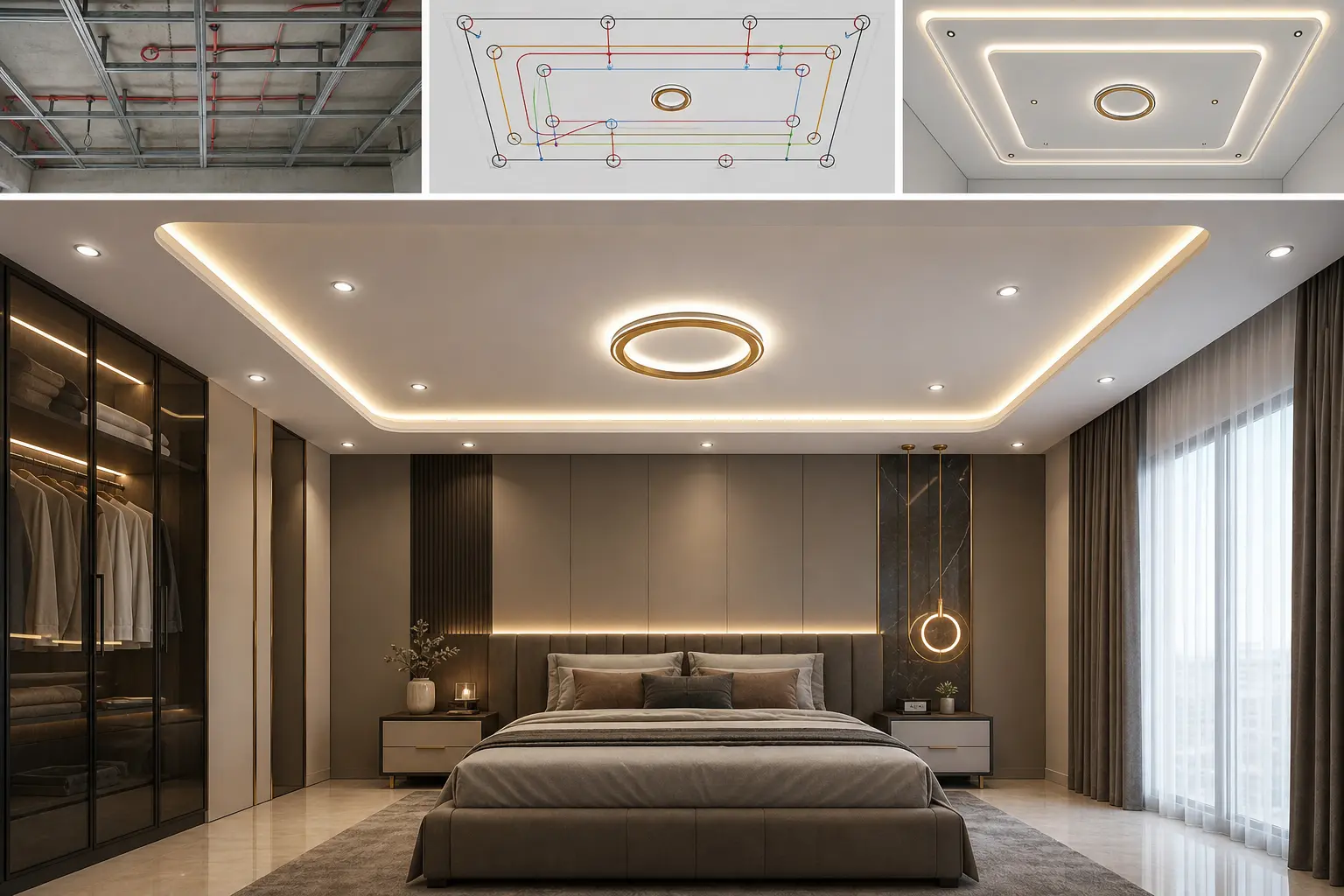 Modern Bedroom False Ceiling Design Ideas